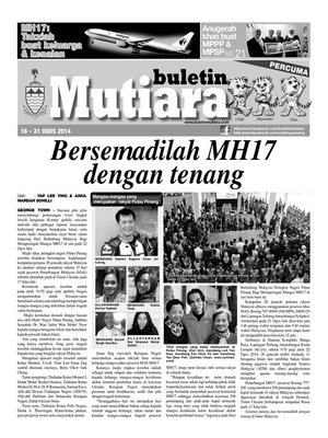 cover image of Buletin Mutiara 16-31 Aug 2014